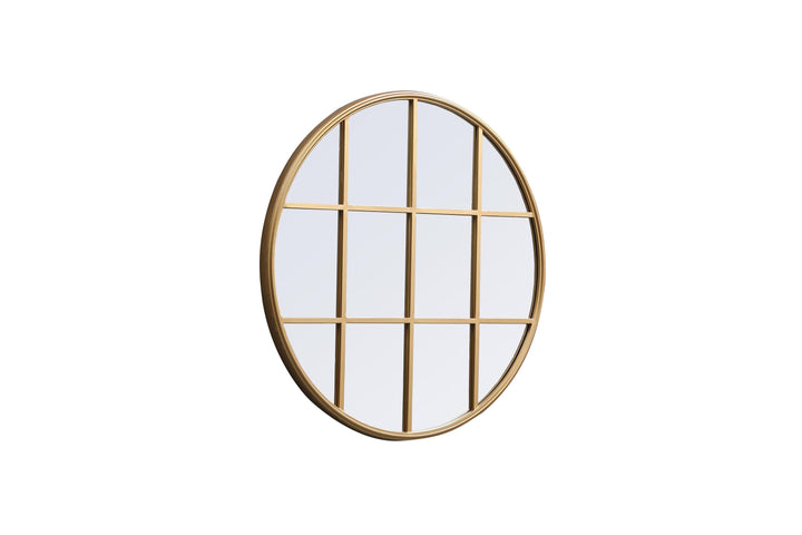Metal Windowpane Mirror by Elegant - view 27