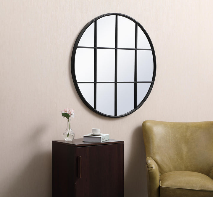 Metal Windowpane Mirror by Elegant - view 31
