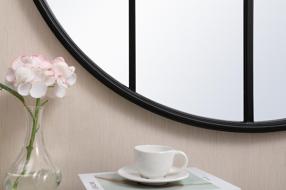Metal Windowpane Mirror by Elegant - view 32