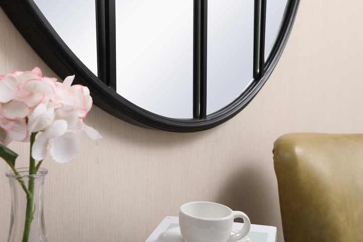 Metal Windowpane Mirror by Elegant - view 33