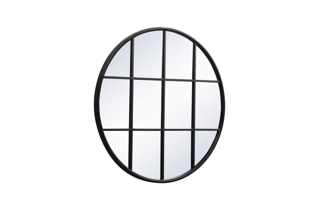 Metal Windowpane Mirror by Elegant - view 34