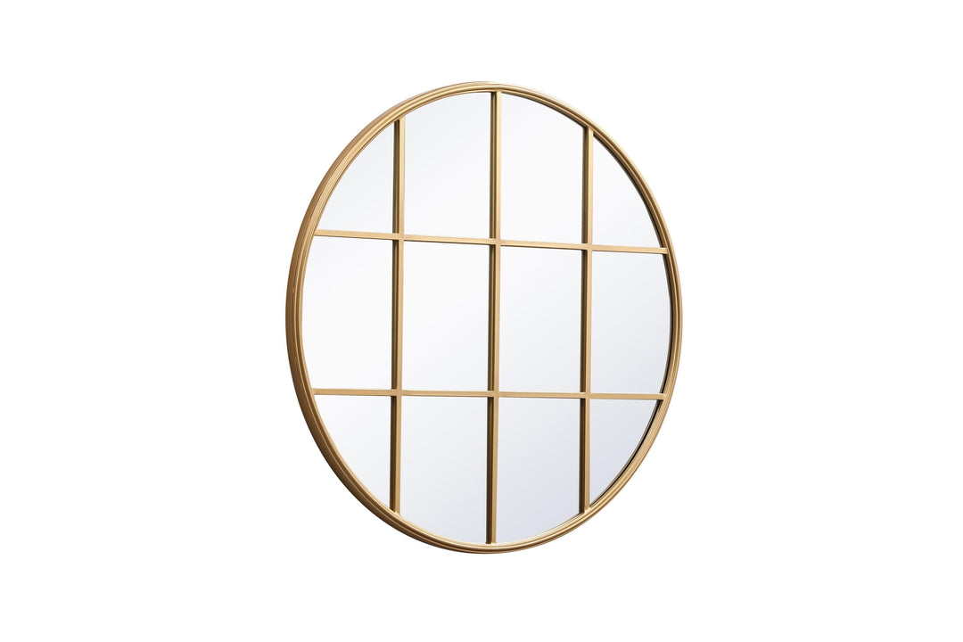 Metal Windowpane Mirror by Elegant - view 41
