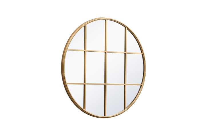 Metal Windowpane Mirror by Elegant - view 41
