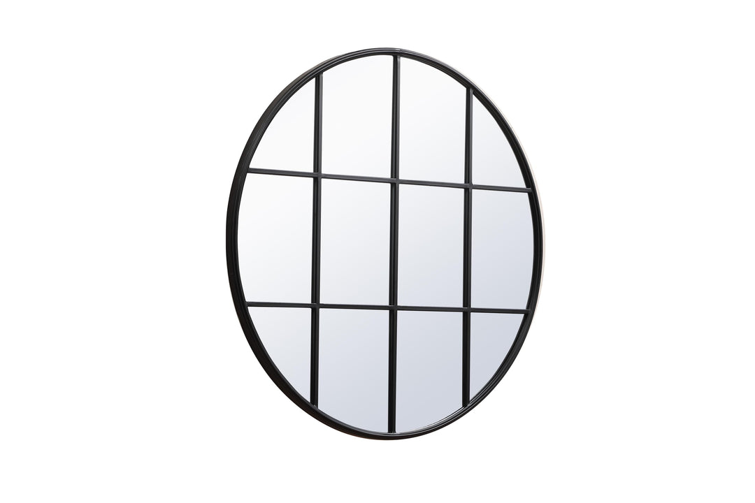Metal Windowpane Mirror by Elegant - view 48