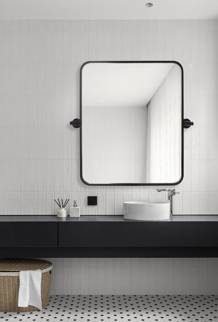 Soft Corner Pivot Mirror by Elegant - view 2