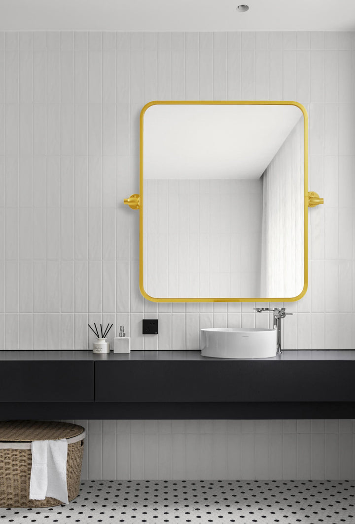 Soft Corner Pivot Mirror by Elegant - view 11