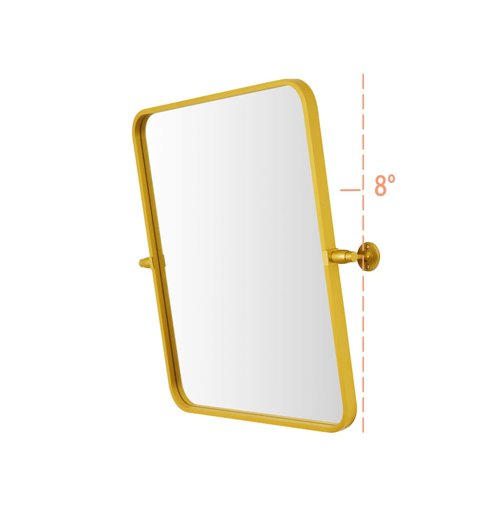 Soft Corner Pivot Mirror by Elegant - view 17