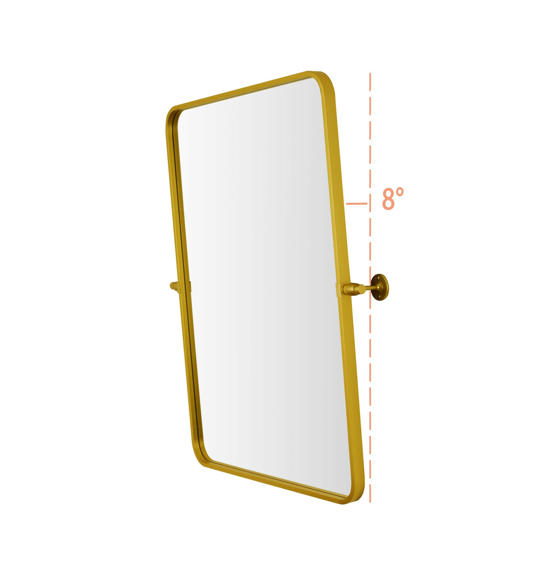 Soft Corner Pivot Mirror by Elegant - view 35