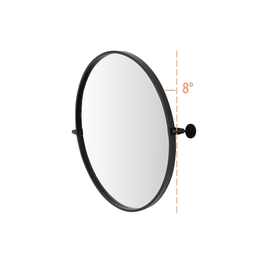 Round Pivot Mirror by Elegant - view 7