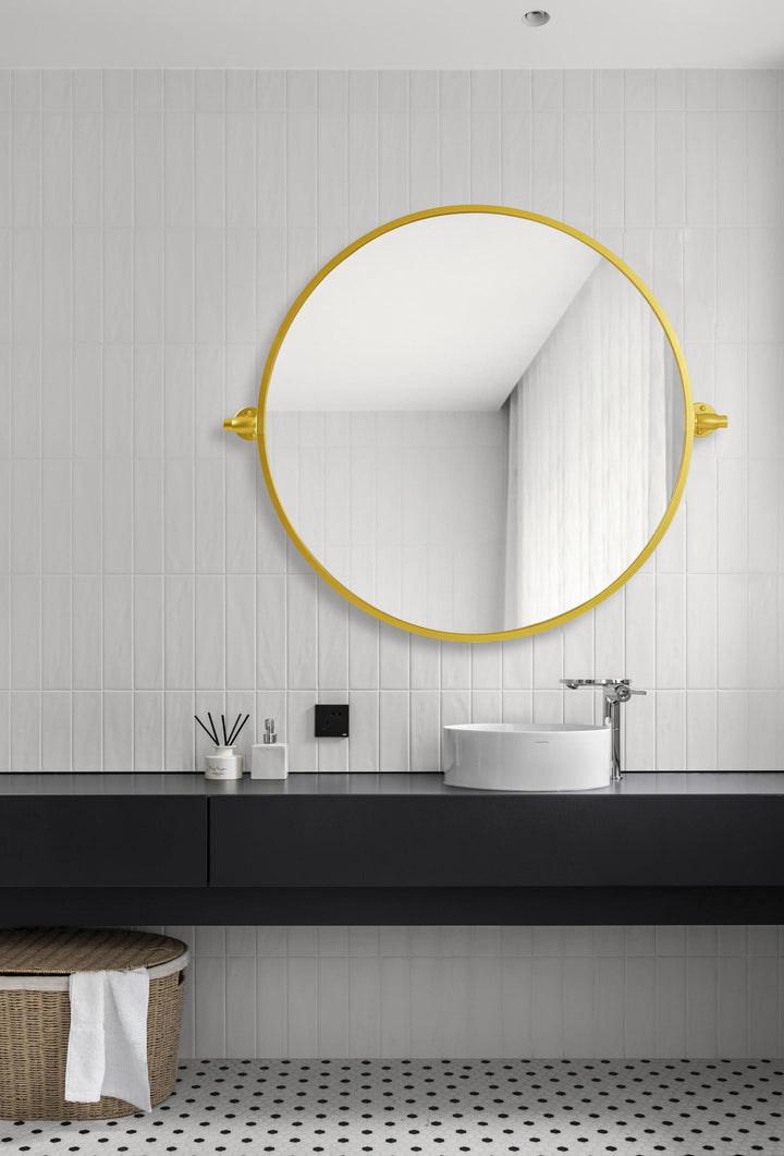 Round Pivot Mirror by Elegant - view 10