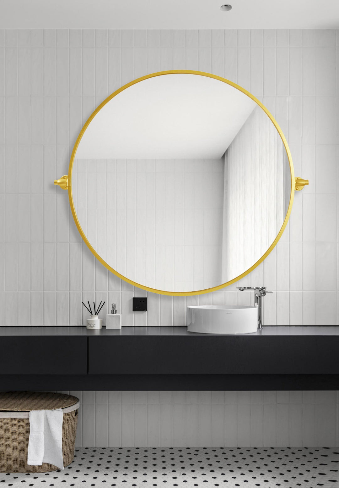 Round Pivot Mirror by Elegant - view 26