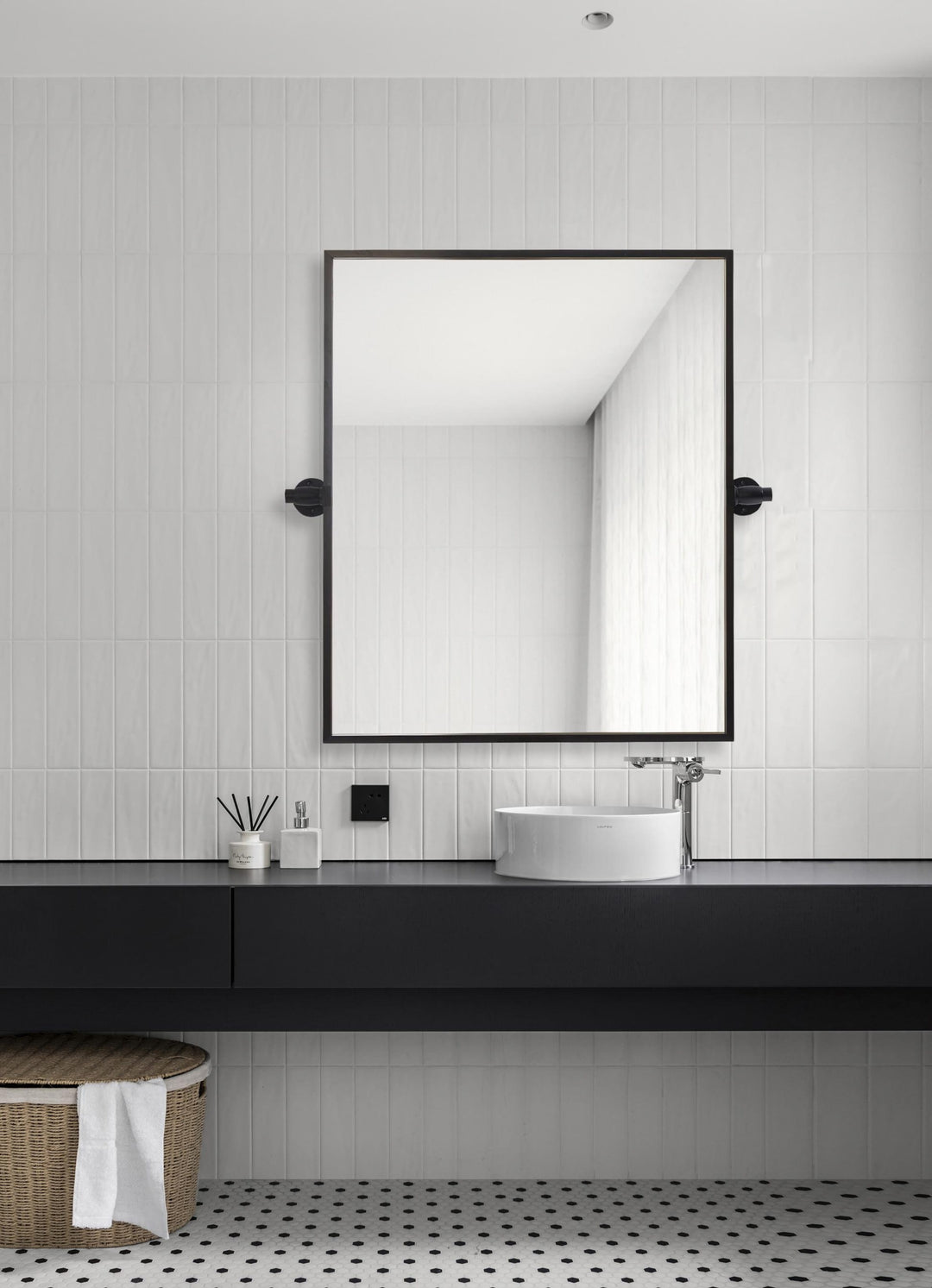 Rectangle Pivot Mirror by Elegant - view 2