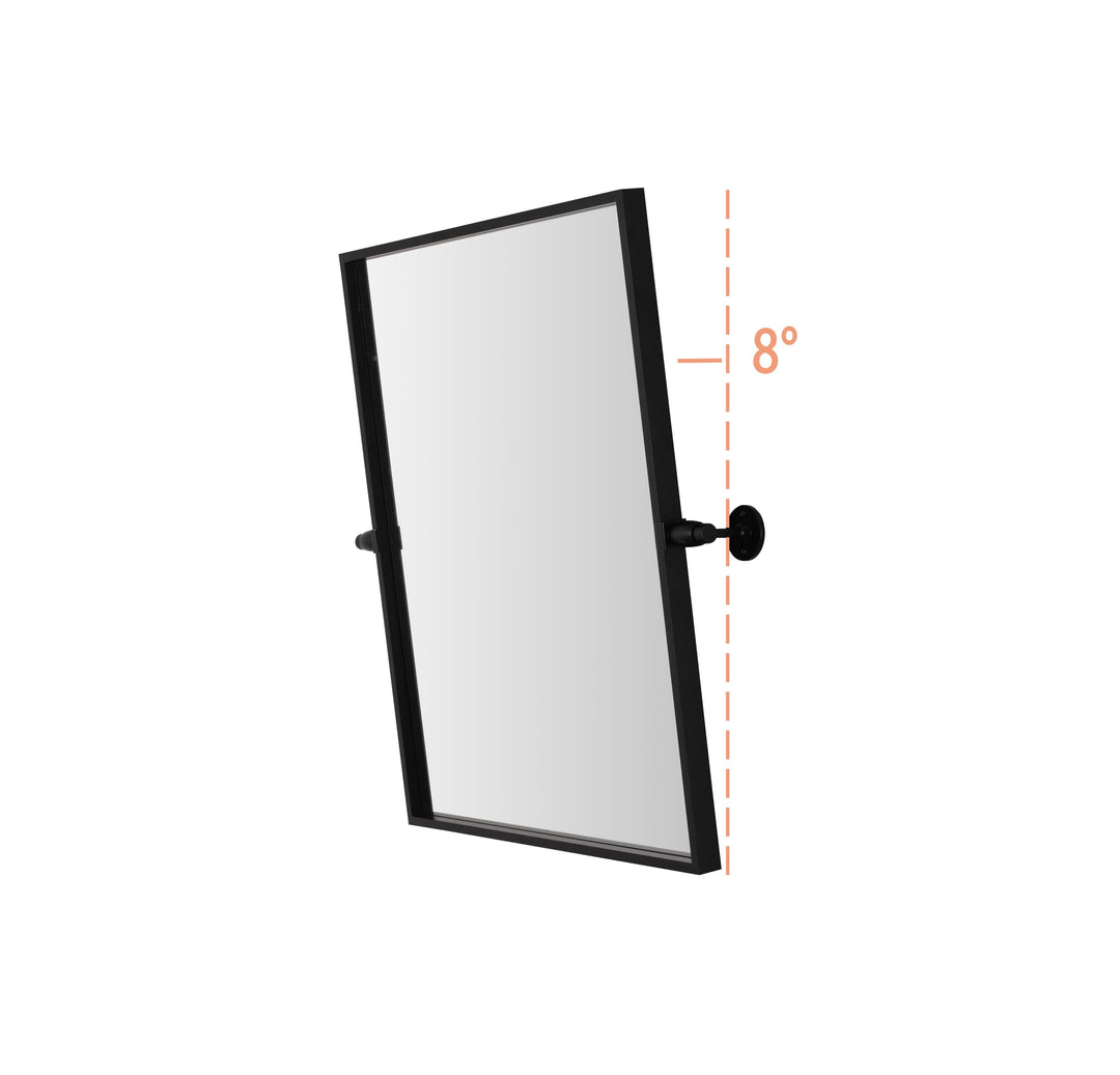 Rectangle Pivot Mirror by Elegant - view 7