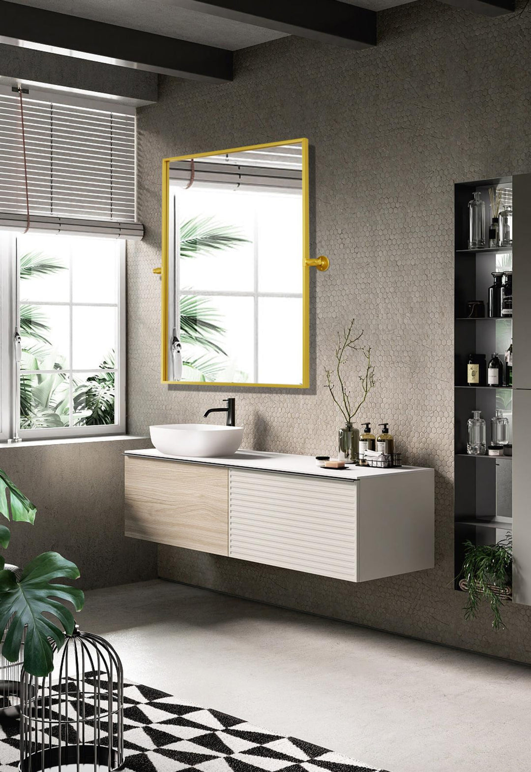 Rectangle Pivot Mirror by Elegant - view 29