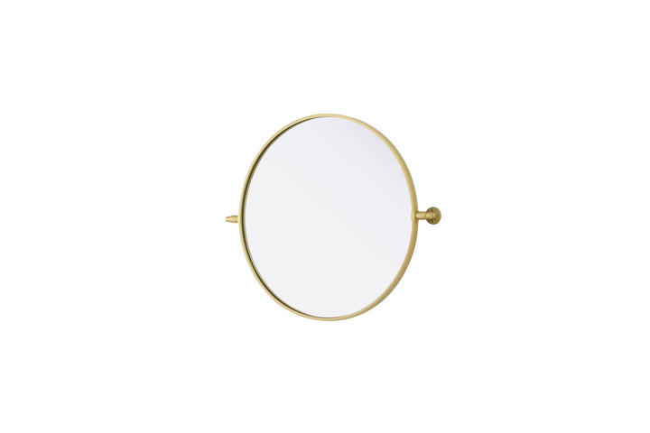 Metal Frame Round Mirror by Elegant - view 13