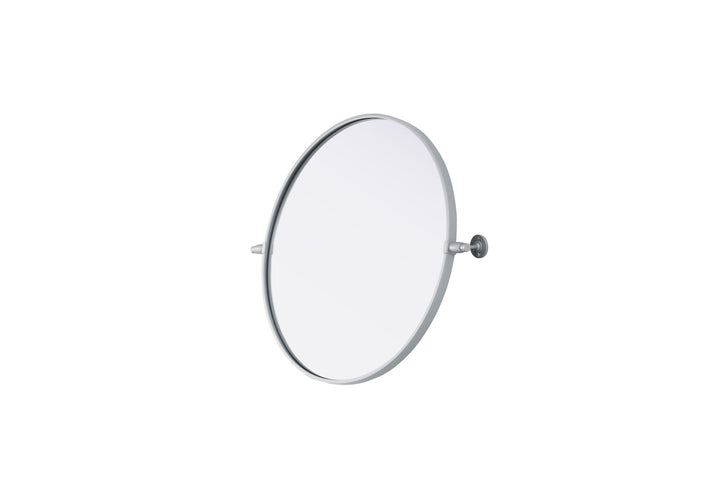 Metal Frame Round Mirror by Elegant - view 24