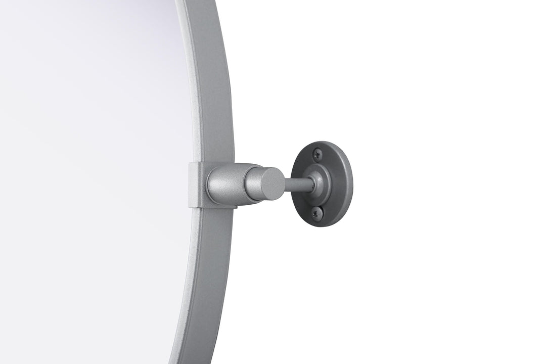 Metal Frame Round Mirror by Elegant - view 25