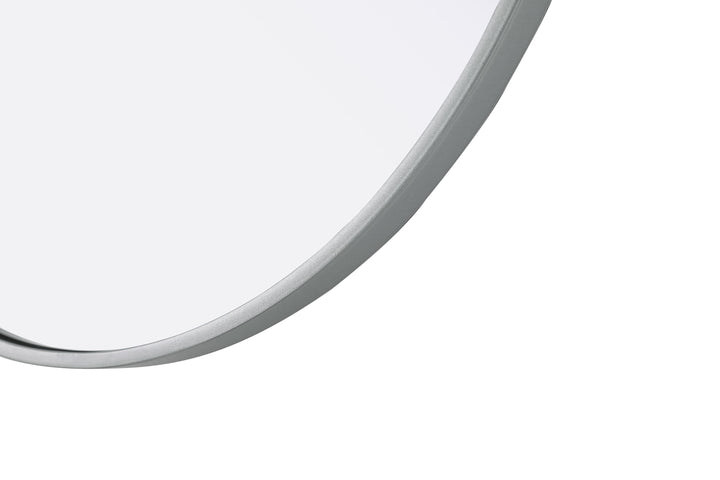 Metal Frame Round Mirror by Elegant - view 26