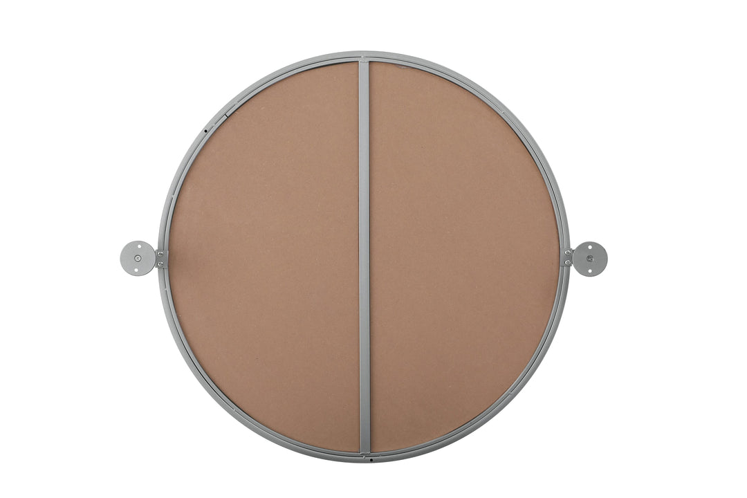Metal Frame Round Mirror by Elegant - view 27