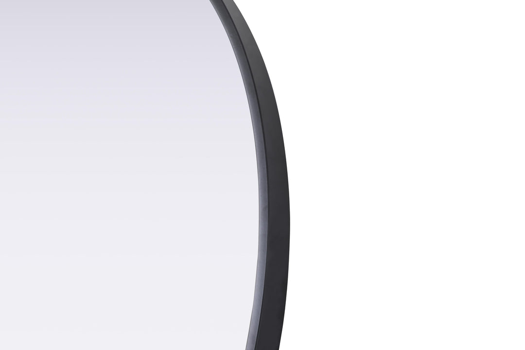 Metal Frame Round Mirror by Elegant - view 34