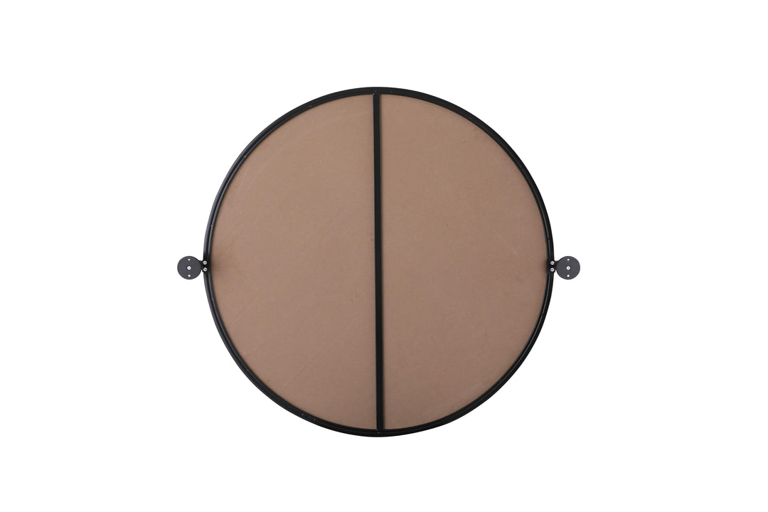Metal Frame Round Mirror by Elegant - view 36