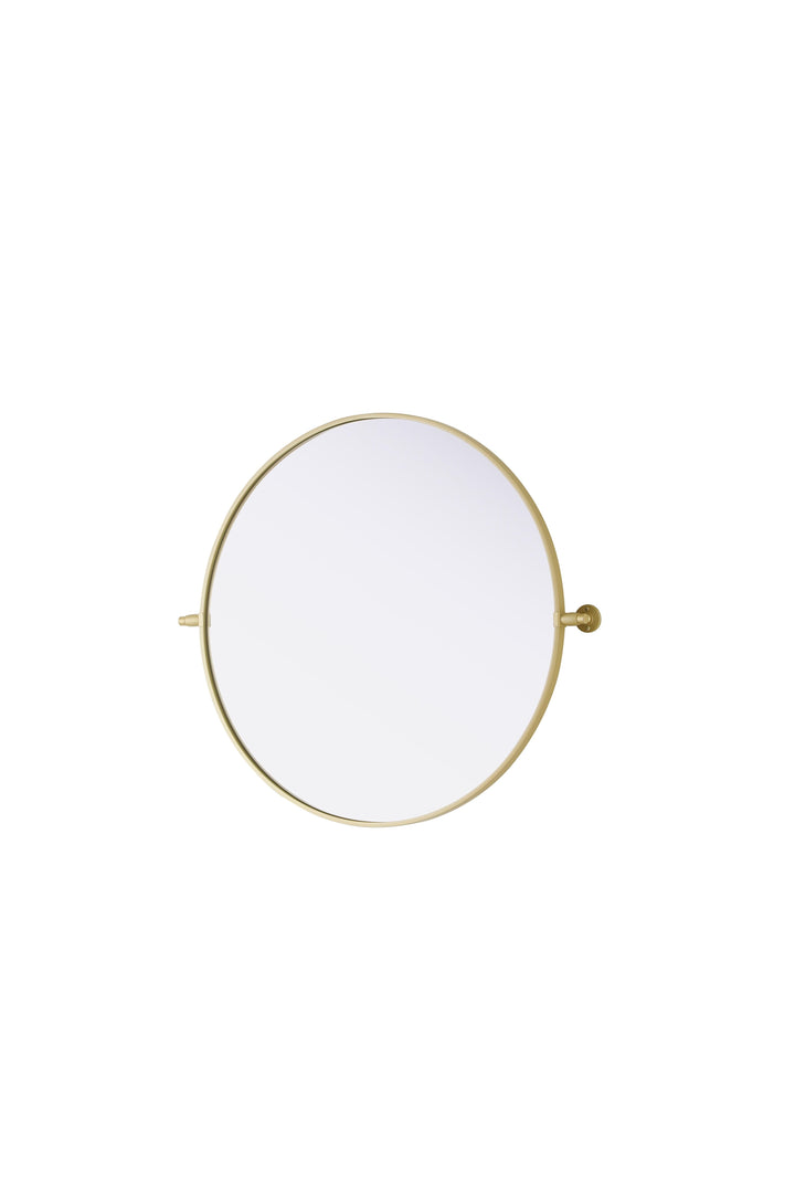 Metal Frame Round Mirror by Elegant - view 40