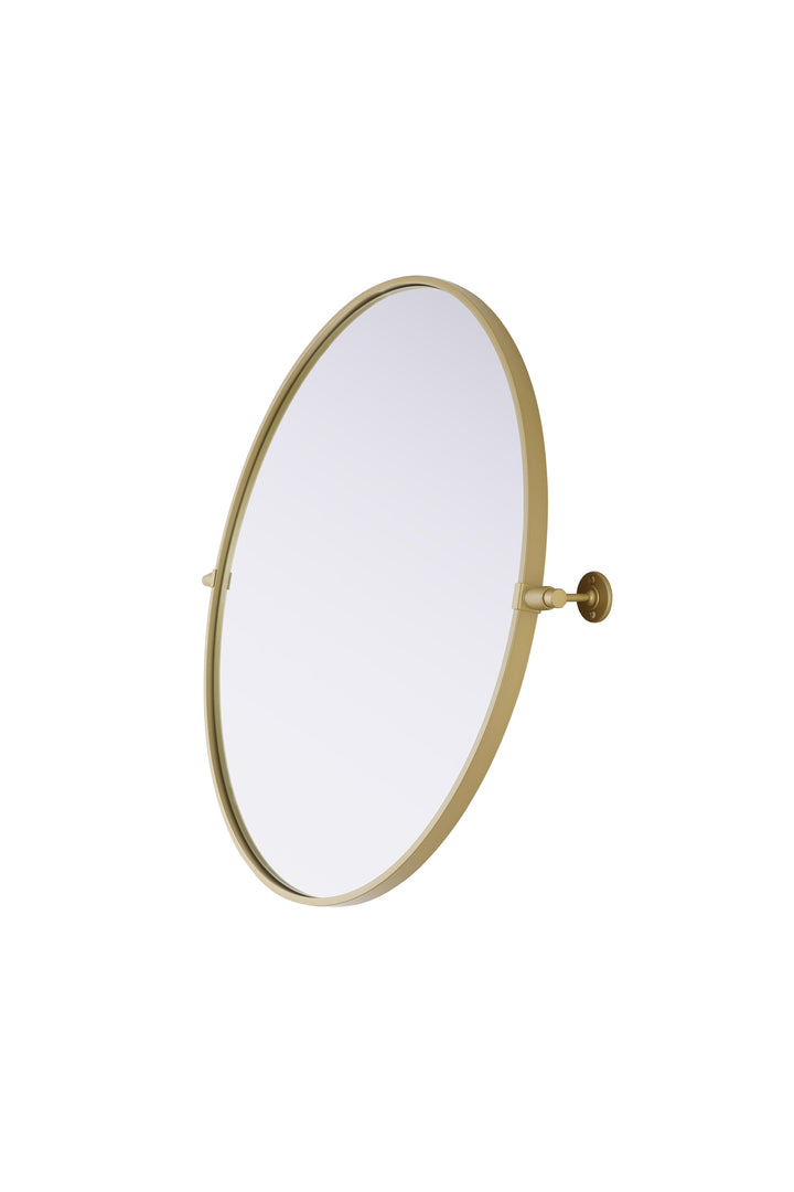 Metal Frame Round Mirror by Elegant - view 42