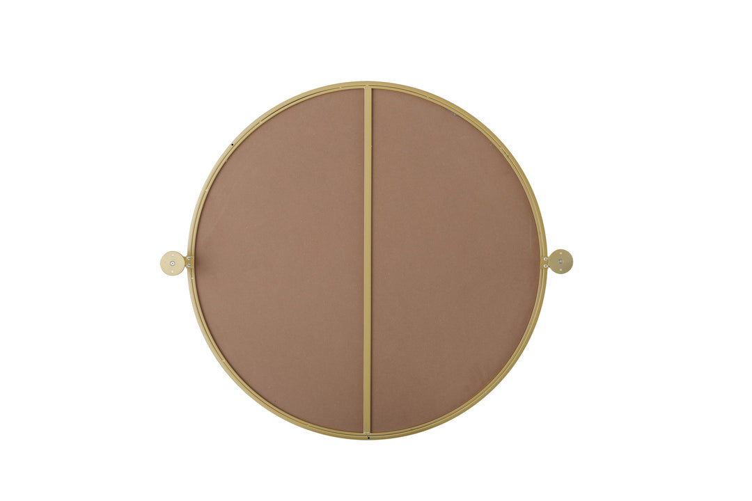Metal Frame Round Mirror by Elegant - view 45