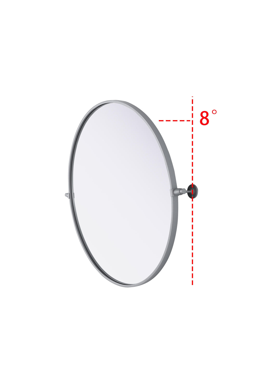 Metal Frame Round Mirror by Elegant - view 50