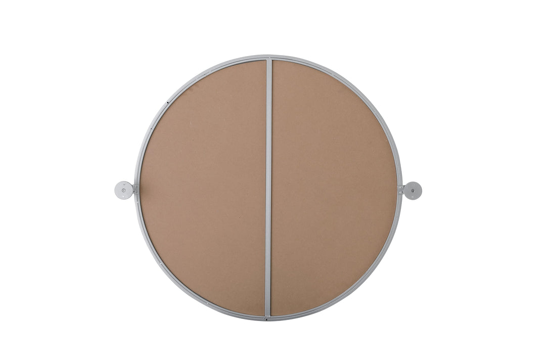 Metal Frame Round Mirror by Elegant - view 54