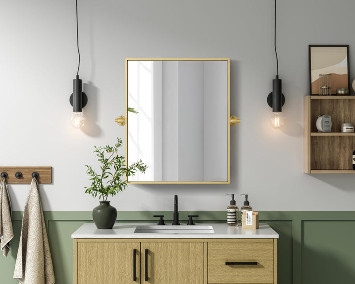 Metal Frame Mirror III by Elegant - view 8