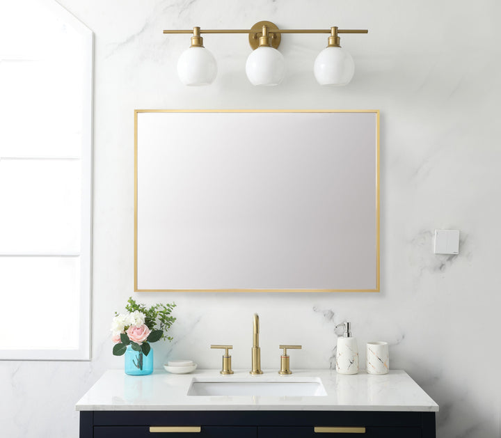 Grace Rectangle Mirror by Elegant - view 8