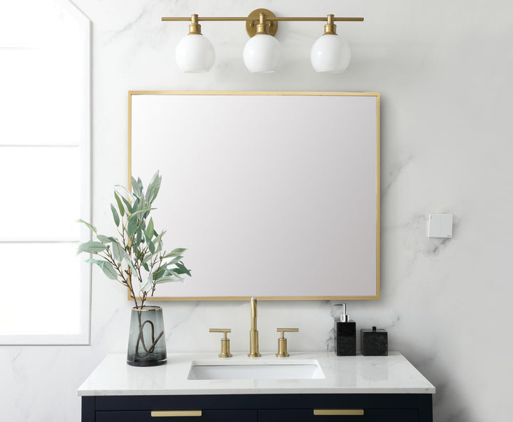Grace Rectangle Mirror by Elegant - view 14