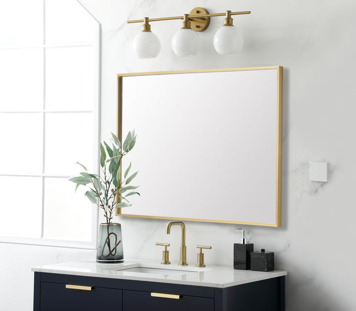 Grace Rectangle Mirror by Elegant - view 15