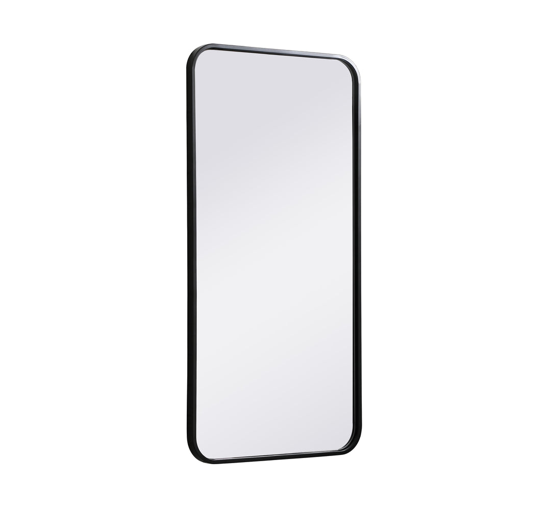 Soft Corner Metal Rectangular Mirror by Elegant - view 24
