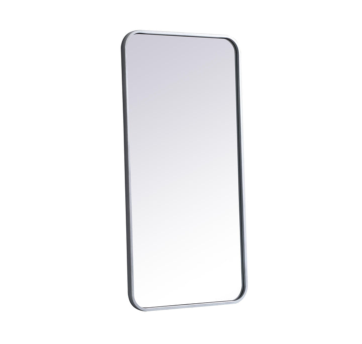 Soft Corner Metal Rectangular Mirror by Elegant - view 36