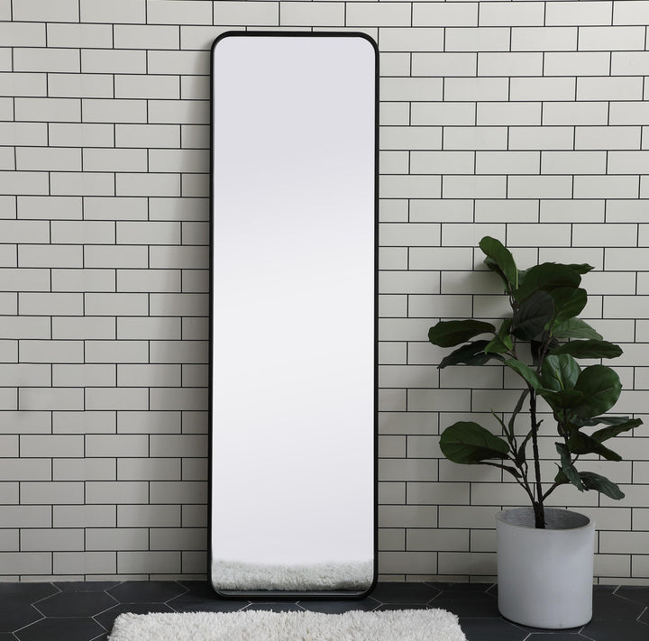 Soft Corner Metal Rectangular Mirror by Elegant - view 38