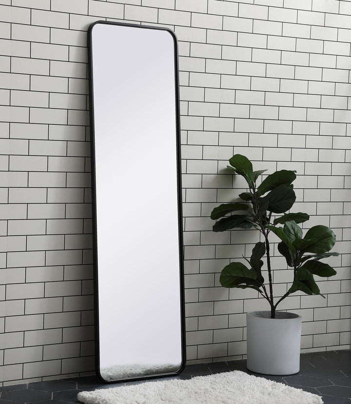 Soft Corner Metal Rectangular Mirror by Elegant - view 39
