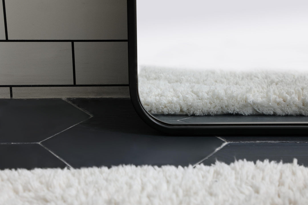 Soft Corner Metal Rectangular Mirror by Elegant - view 40