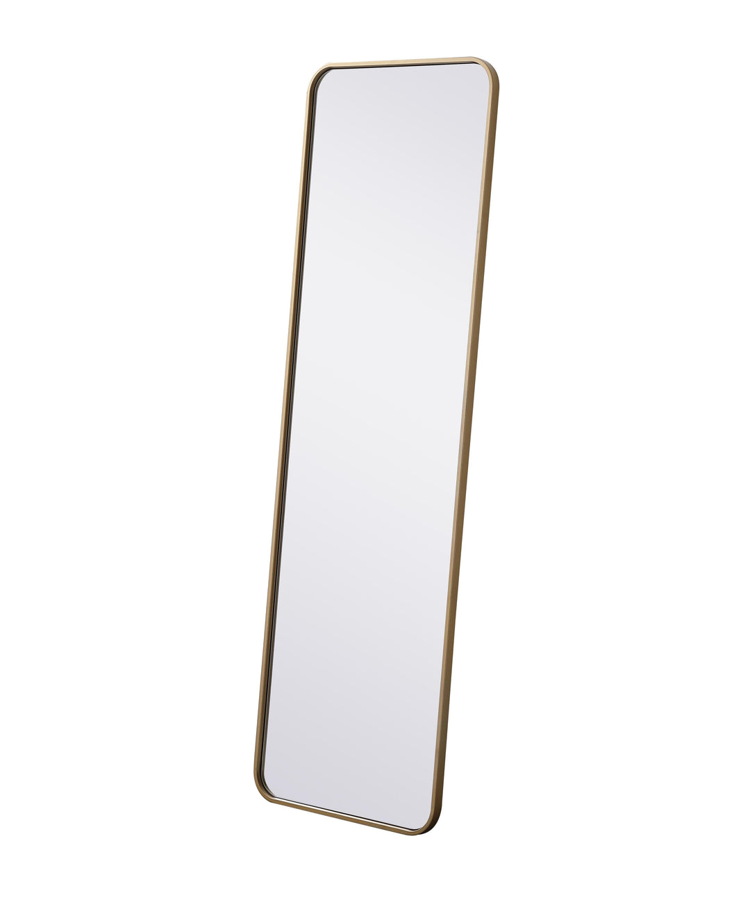 Soft Corner Metal Rectangular Mirror by Elegant - view 48