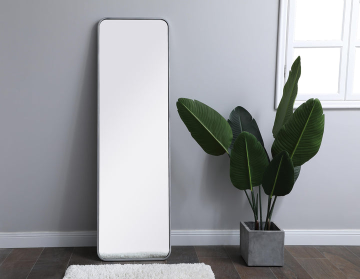 Soft Corner Metal Rectangular Mirror by Elegant - view 50