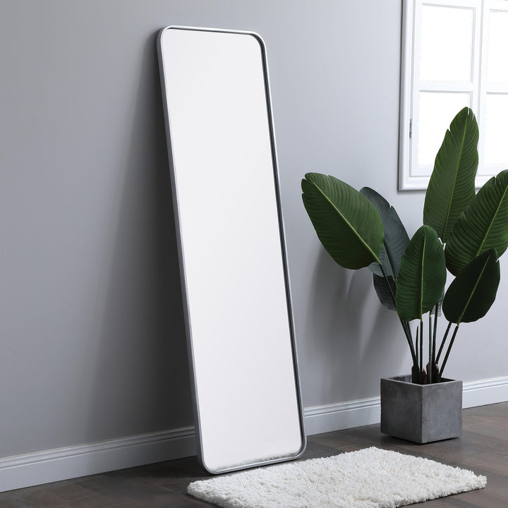 Soft Corner Metal Rectangular Mirror by Elegant - view 51