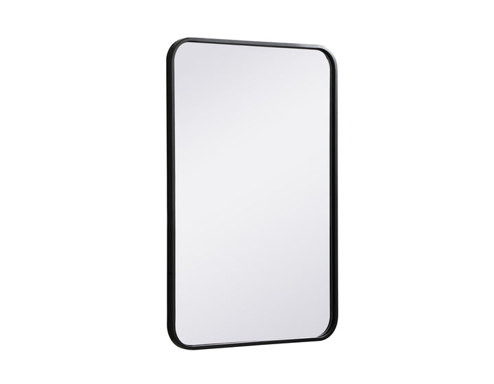 Soft Corner Metal Rectangular Mirror by Elegant - view 60