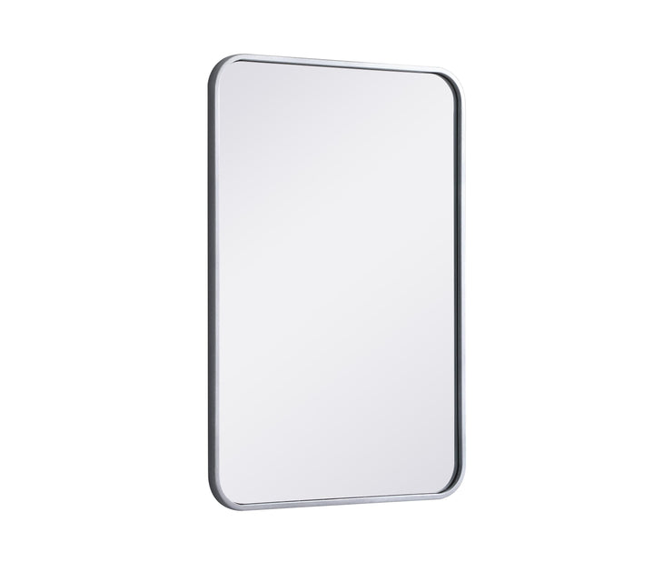 Soft Corner Metal Rectangular Mirror by Elegant - view 72