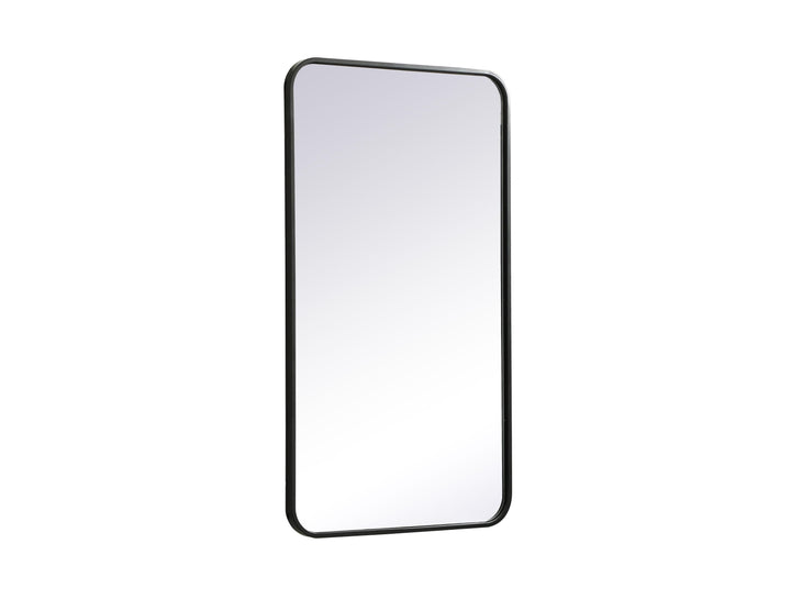 Soft Corner Metal Rectangular Mirror by Elegant - view 78
