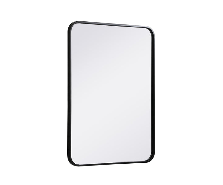 Soft Corner Metal Rectangular Mirror by Elegant - view 96