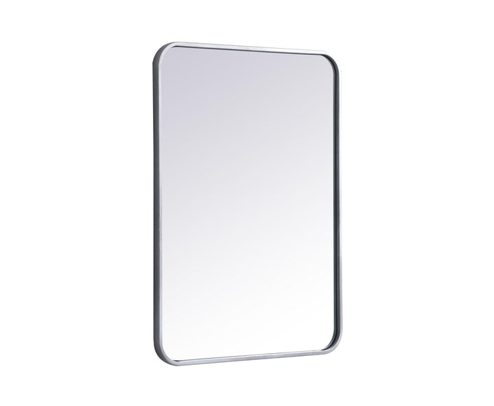 Soft Corner Metal Rectangular Mirror by Elegant - view 108
