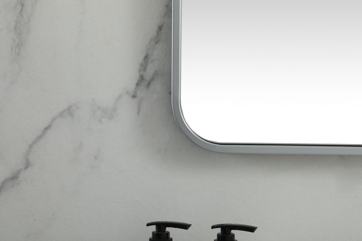 Soft Corner Metal Square Mirror by Elegant - view 18