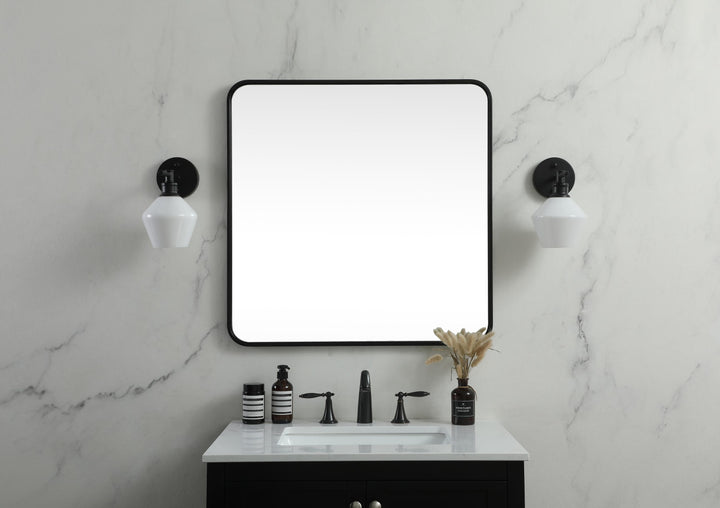 Soft Corner Metal Square Mirror by Elegant - view 20