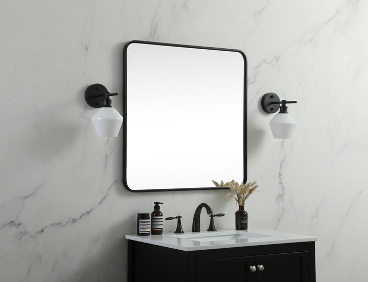 Soft Corner Metal Square Mirror by Elegant - view 21
